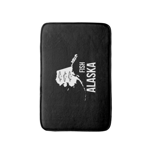 Fischfang Alaska Fangentwürfe Badematte (Vorderseite Vertikal)