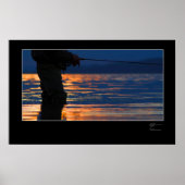 Fischfang an der dänischen Küste Poster (Vorne)