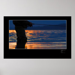 Fischfang an der dänischen Küste Poster