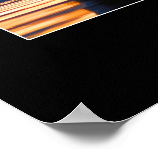 Fischfang an der dänischen Küste Poster (Ecke)