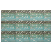Fischfang auf Schwarzem Thun Stoff (Fat Quarter (45,7 x 55,9 cm))