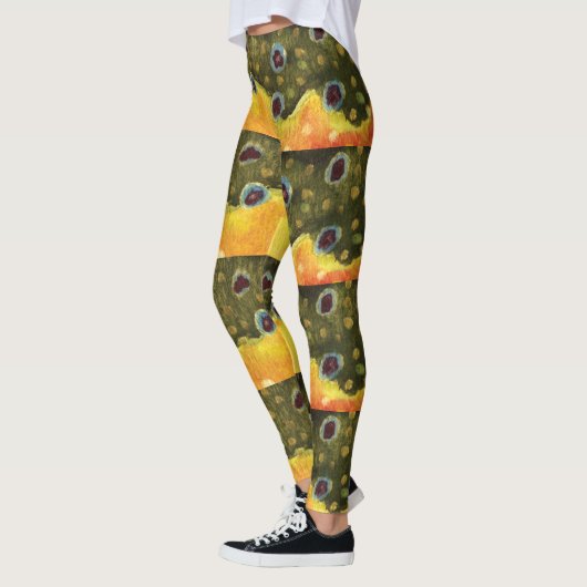 Fischfang Bachforelle Ichthyologie Phantastisch Leggings (Links)