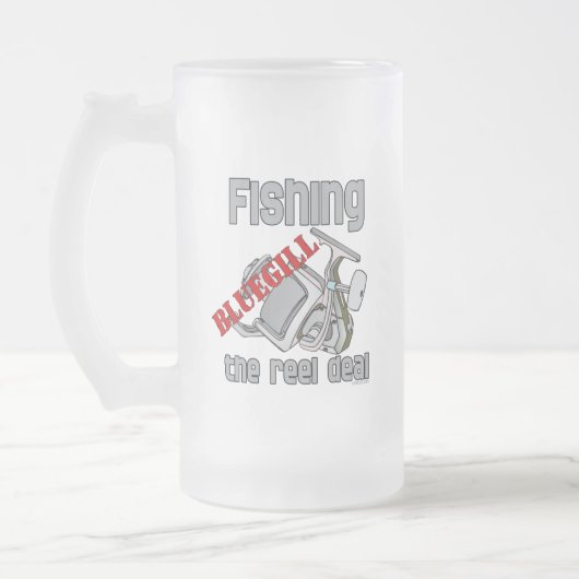 Fischfang Blütenfang Ernsthafte Fischerei Mattglas Bierglas (Links)