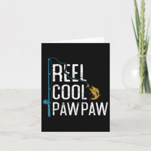 Fischfang Cool Pawpaw Father's Day Gift Fisherm Karte