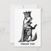 Fischfang Dankeskarte (Vorderseite)