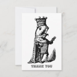 Fischfang Dankeskarte