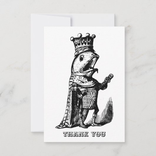 Fischfang Dankeskarte (Vorderseite)