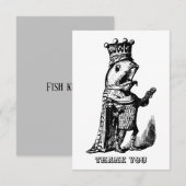 Fischfang Dankeskarte (Vorne/Hinten)