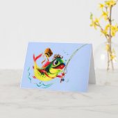 Fischfang der 40er Jahre Karte (Gelbe Blume)