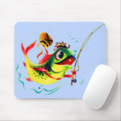 Fischfang der 40er Jahre Mousepad (Mit Mouse)