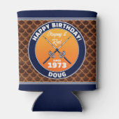 Fischfang, der es in dosenkühler (Rückseite)