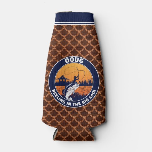 Fischfang, der es in flaschenkühler (Vorderseite)