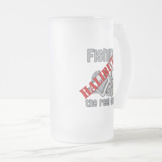 Fischfang: Der Fischfang im Angelbereich Mattglas Bierglas (VorderseiteRechts)