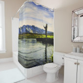 Fischfang Duschvorhang (Beispiel)