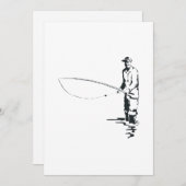Fischfang Einladung (Vorne/Hinten)