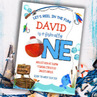 Fischfang Erstes Geburtstagskind-Party O-Fisch-all