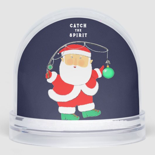 Fischfang - Feiertagspenden Schneekugeln (Vorderseite)