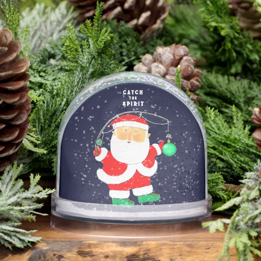 Fischfang - Feiertagspenden Schneekugeln (Winter)