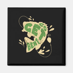 Fischfang Fischen Lustig Fischen Republikaner Magnet