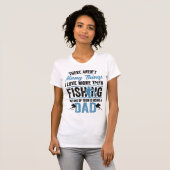 Fischfang Fischerei Vater T-Shirt (Vorne ganz)