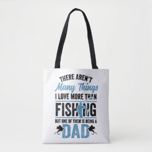 Fischfang Fischerei Vater Tasche