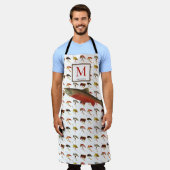 Fischfang Fischfang Fischfang Weißes Wasser Farbe Schürze (Getragen)