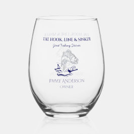 Fischfang Fischfang Trinkbehälter Cocktail Weinglas Ohne Stiel