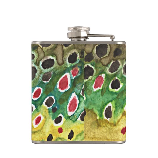 Fischfang Flachmann (Rückseite)