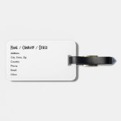 Fischfang für alle Fischer Gepäckanhänger (Rückseite horizontal)