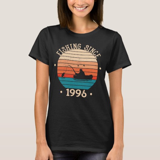 Fischfang Geburtstag 1996 T-Shirt (Vorderseite)