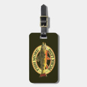 Fischfang Gepäckanhänger (Vorderseite vertikal)