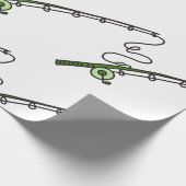 Fischfang Geschenkpapier (Ecke)