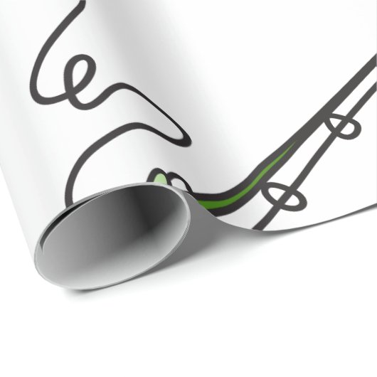 Fischfang Geschenkpapier (Rolleneckpunkt)