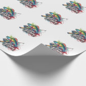 Fischfang Geschenkpapier (Ecke)