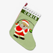 Fischfang Großer Weihnachtsstrumpf (Vorderansicht (hängend))