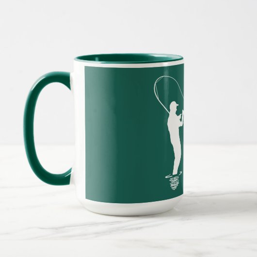 Fischfang Herzschlag Fischen Typ Tasse (Links)