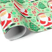 Fischfang Holiday Geschenk Geschenkpapier (Rolleneckpunkt)