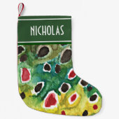 Fischfang im Fischfang Kleiner Weihnachtsstrumpf (Vorderseite)