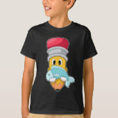 Fischfang im Stift T-Shirt (Vorderseite)