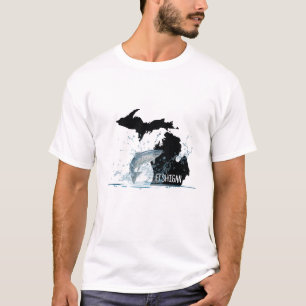 Fischfang in Michigan Big Fish T-Shirt