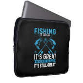 Fischfang ist großartig laptopschutzhülle (Vorne Rechts)