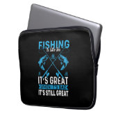 Fischfang ist großartig laptopschutzhülle (Vorderseite Links)