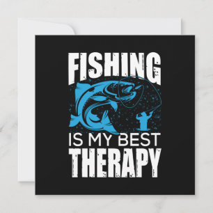 Fischfang ist meine beste Therapie Einladung