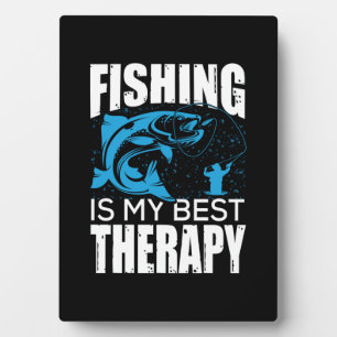Fischfang ist meine beste Therapie Fotoplatte