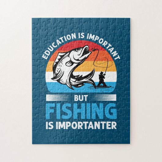 Fischfang ist wichtig puzzle (Vertikal)