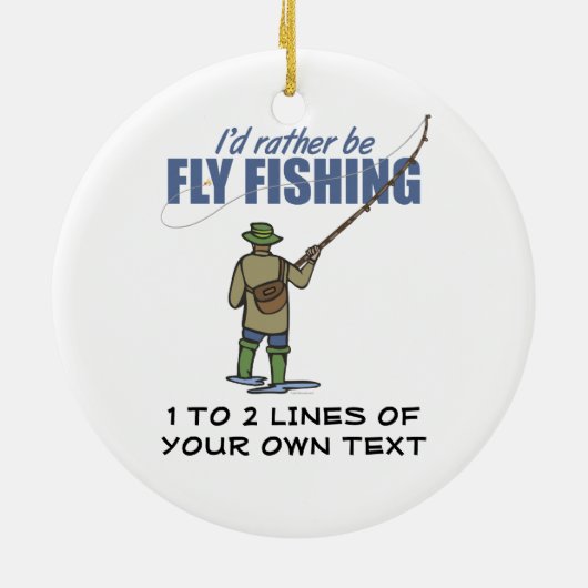 Fischfang Keramikornament (Hinten)