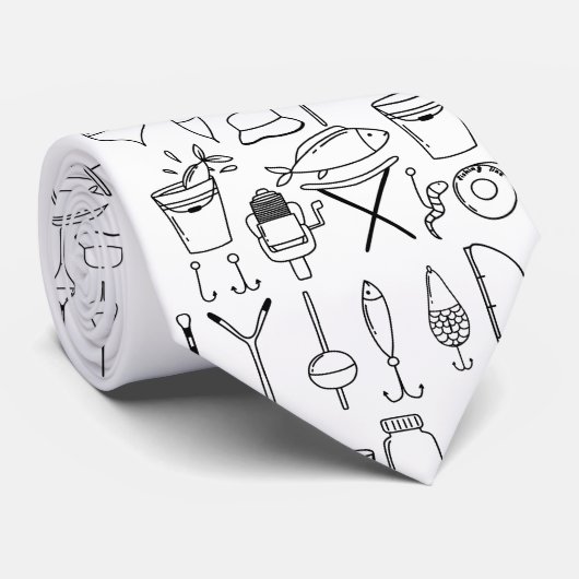 Fischfang Krawatte (Gerollt)