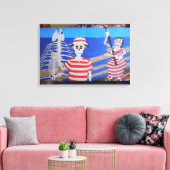 Fischfang Leinwanddruck (Insitu (Wohnzimmer))