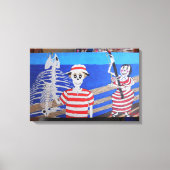 Fischfang Leinwanddruck (Vorderseite)