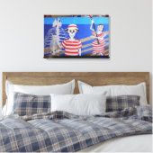 Fischfang Leinwanddruck (Insitu (Schlafzimmer))